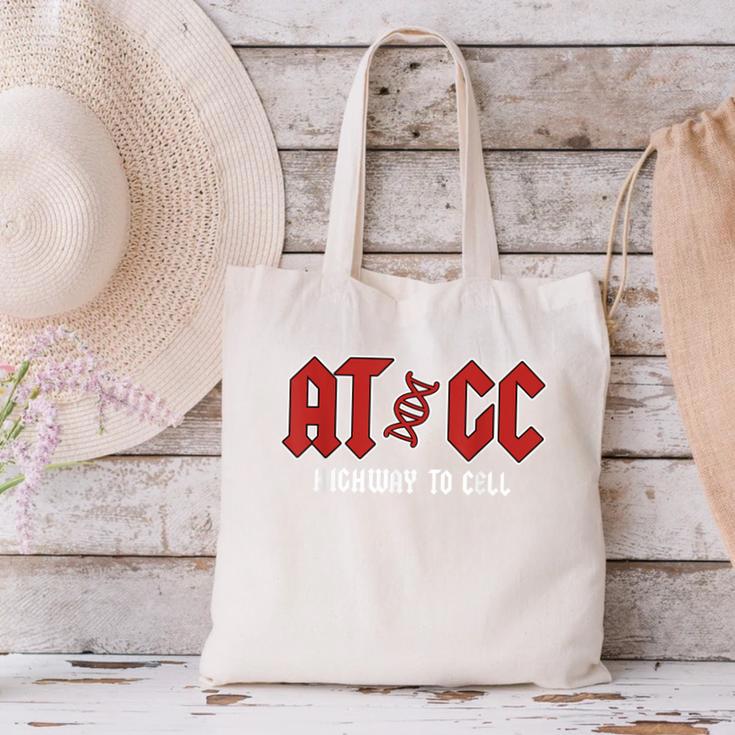 ATGC Teacher Student Biology Canvas Tote Bag, gift for family, gift for coworker