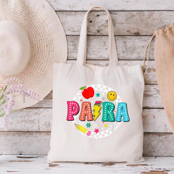 Back To School Para For Men Women Teacher Canvas Tote Bag, gift for family, gift for coworker
