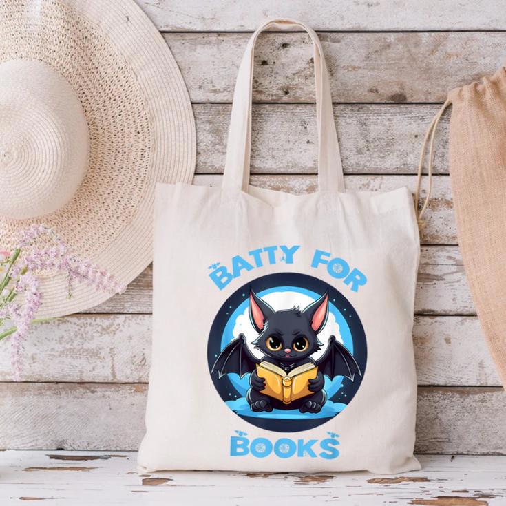 Batty About Books Lover Teacher Librarian Bookish Halloween For Men Women Kids Canvas Tote Bag, gift for family, gift for coworker Batty About Books Lover Teacher Librarian Bookish Halloween For Men Women Kids Canvas Tote Bag, gift for family, gift for coworker