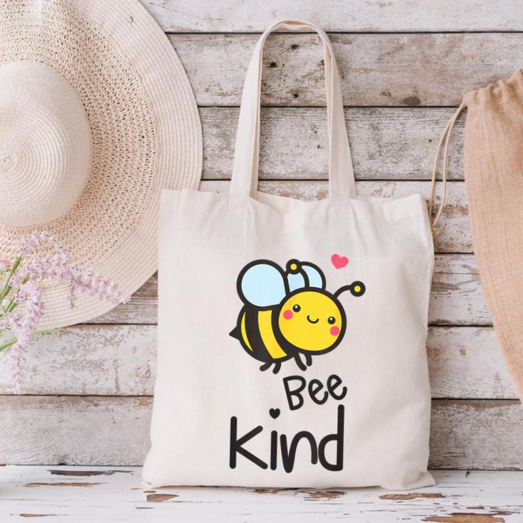 Bee Kind Bumble Bee Anti Bullying Teacher Kindness Matters Canvas Tote Bag, gift for family, gift for coworker Bee Kind Bumble Bee Anti Bullying Teacher Kindness Matters Canvas Tote Bag, gift for family, gift for coworker