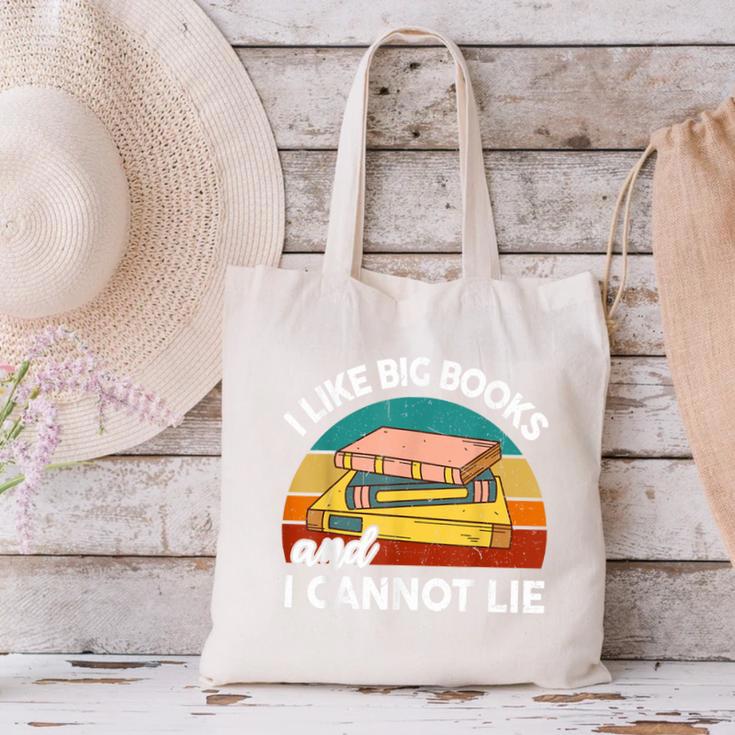 I Like Big Books Cannot Lie Librarian Reading Teacher Canvas Tote Bag, gift for family, gift for coworker