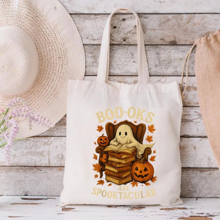 Books Are Spooktacular Ghost Book Reading Halloween Teachers Canvas Tote Bag, gift for family, gift for coworker Books Are Spooktacular Ghost Book Reading Halloween Teachers Canvas Tote Bag, gift for family, gift for coworker
