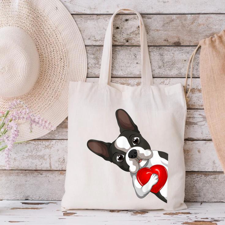 Boston Terrier Bostie Dog Kids Women Girls Canvas Tote Bag, gift for family, gift for coworker