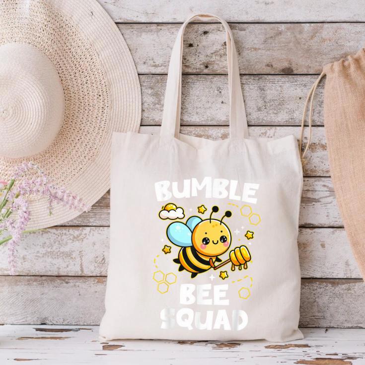Bumble Bee Squad Honey Bumblebee Teacher Team Group Canvas Tote Bag, gift for family, gift for coworker