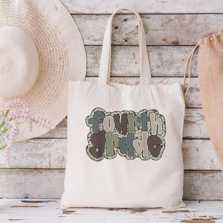 Camo Team 4th Grade Squad Back To School Teacher Kids Boys Canvas Tote Bag, 4th Grade Teacher Tote Bags, gift for family, gift for coworker Camo Team 4th Grade Squad Back To School Teacher Kids Boys Canvas Tote Bag, 4th Grade Teacher Tote Bags, gift for family, gift for coworker