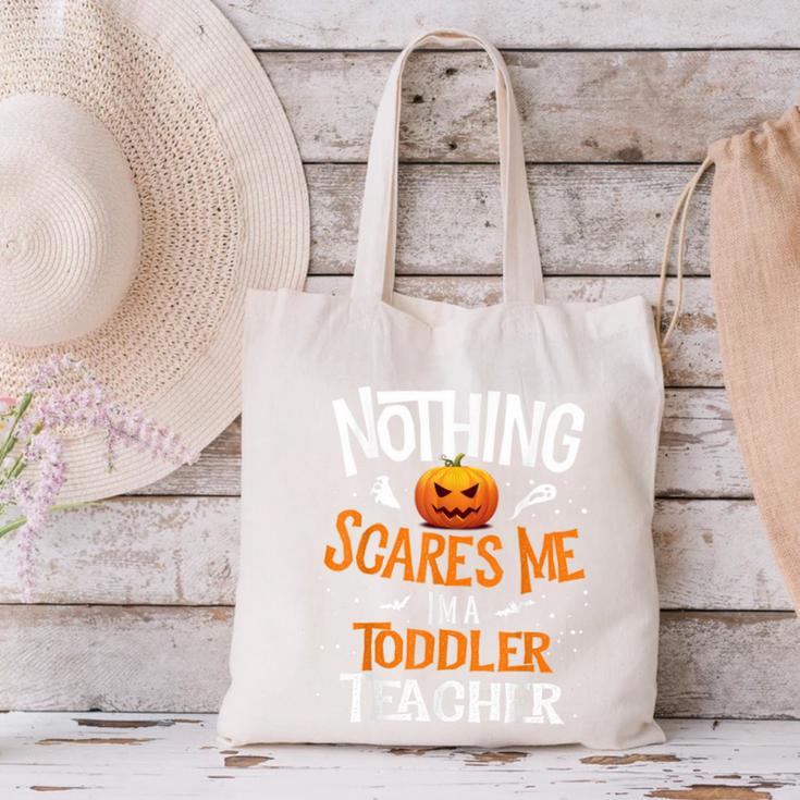 You Cannot Scare Me I'm An Toddler Teacher Halloween Men Women Kids Canvas Tote Bag, gift for family, gift for coworker You Cannot Scare Me I'm An Toddler Teacher Halloween Men Women Kids Canvas Tote Bag, gift for family, gift for coworker