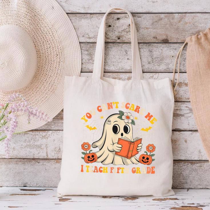 You Can't Scare Me I Teach Fifth Grade Halloween Teacher Canvas Tote Bag, gift for family, gift for coworker You Can't Scare Me I Teach Fifth Grade Halloween Teacher Canvas Tote Bag, gift for family, gift for coworker