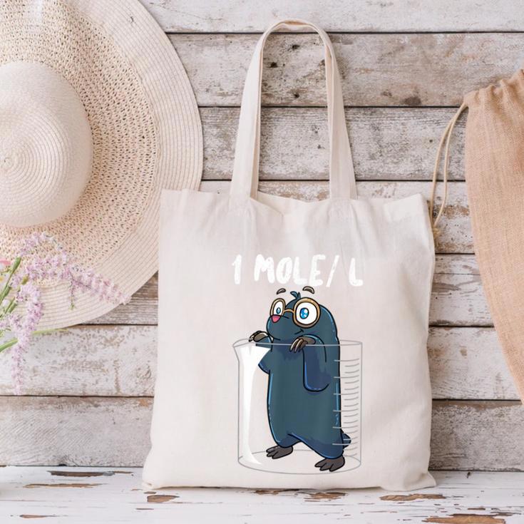 Chemistry Chemist Student Science Teacher Mole Canvas Tote Bag, Science Teacher Tote Bags, gift for family, gift for coworker