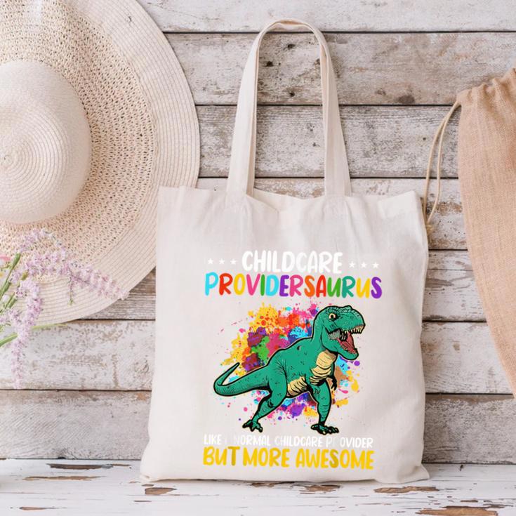 Childcare Providersaurus Daycare Teachers Canvas Tote Bag, gift for family, gift for coworker Childcare Providersaurus Daycare Teachers Canvas Tote Bag, gift for family, gift for coworker