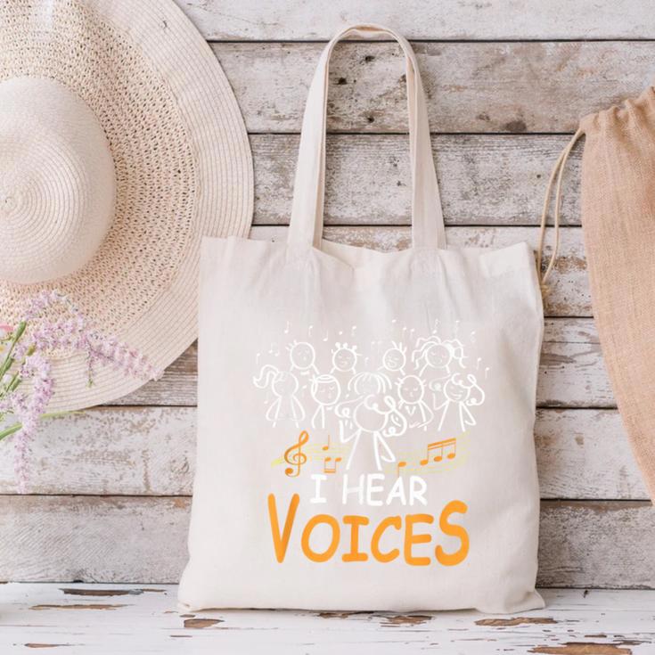 Choir Teacher I Hear Voices Chorister Church Choral Music Canvas Tote Bag, gift for family, gift for coworker Choir Teacher I Hear Voices Chorister Church Choral Music Canvas Tote Bag, gift for family, gift for coworker
