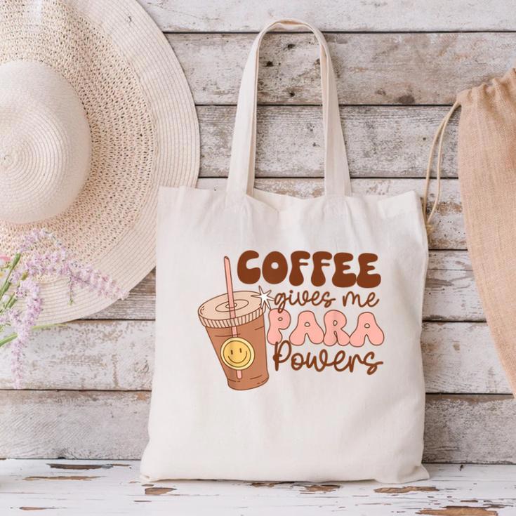 Coffee Gives Me Para Powers Parapro Teacher Squad Canvas Tote Bag, gift for family, gift for coworker Coffee Gives Me Para Powers Parapro Teacher Squad Canvas Tote Bag, gift for family, gift for coworker