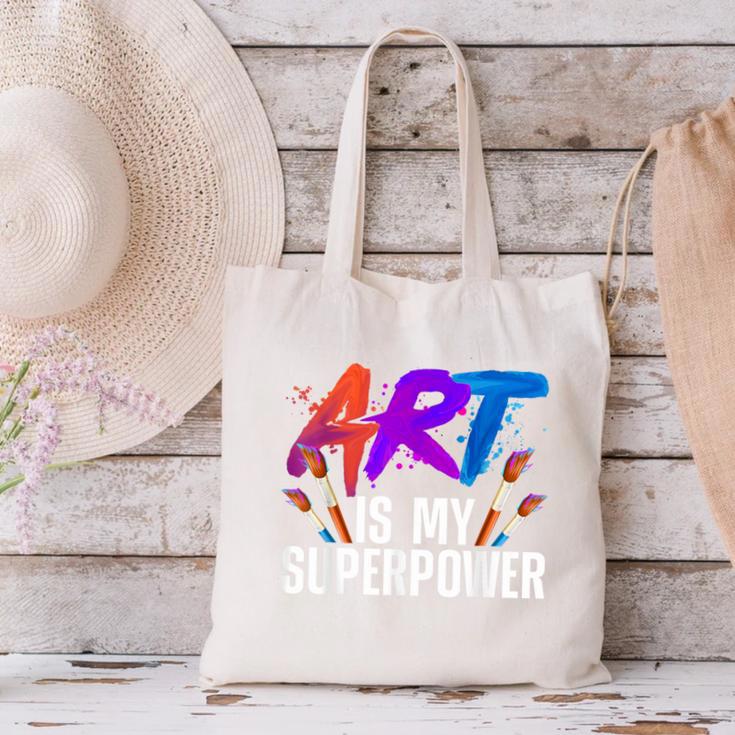 Cool Art For Men Women Art Teacher Artist Painter Superpower Canvas Tote Bag, gift for family, gift for coworker Cool Art For Men Women Art Teacher Artist Painter Superpower Canvas Tote Bag, gift for family, gift for coworker
