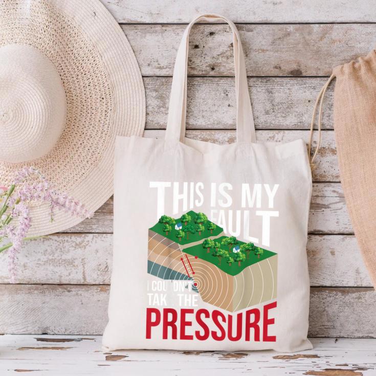 Couldn't Take The Pressure Geology Earth Science Teacher Canvas Tote Bag, Science Teacher Tote Bags, gift for family, gift for coworker