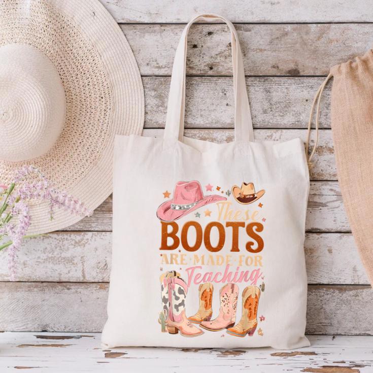 Cowboy Teacher These Boots Are Made-For Teaching School Canvas Tote Bag, gift for family, gift for coworker Cowboy Teacher These Boots Are Made-For Teaching School Canvas Tote Bag, gift for family, gift for coworker