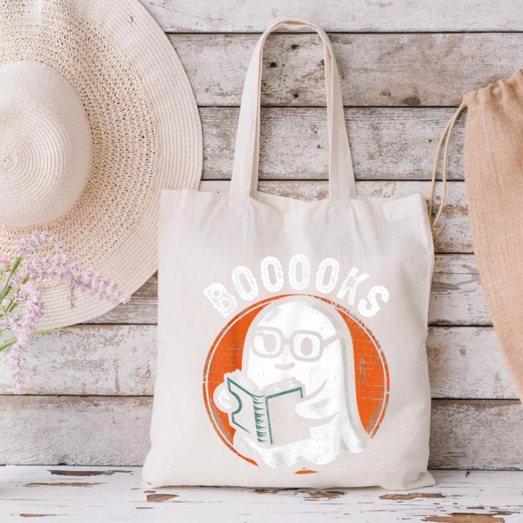 Cute Ghost Book Reading Books Lover Retro Halloween Teacher Canvas Tote Bag, gift for family, gift for coworker Cute Ghost Book Reading Books Lover Retro Halloween Teacher Canvas Tote Bag, gift for family, gift for coworker