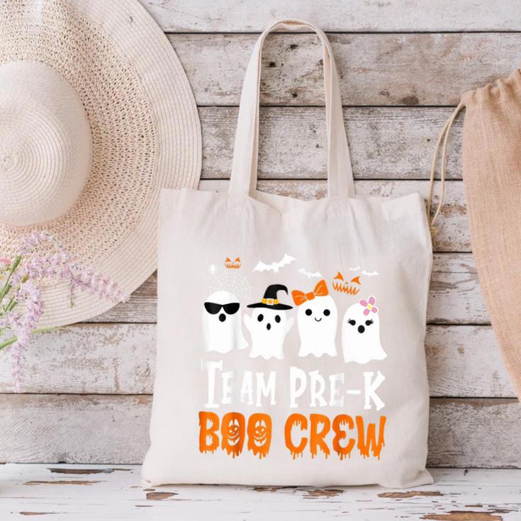 Cute Ghost Team Pre K Boo Crew Halloween Teacher Student Canvas Tote Bag, gift for family, gift for coworker Cute Ghost Team Pre K Boo Crew Halloween Teacher Student Canvas Tote Bag, gift for family, gift for coworker