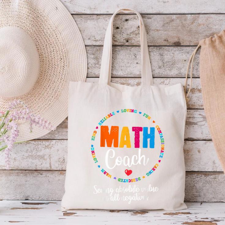 Cute Math Coach Teacher Mathematical Nerd School Canvas Tote Bag, gift for family, gift for coworker Cute Math Coach Teacher Mathematical Nerd School Canvas Tote Bag, gift for family, gift for coworker