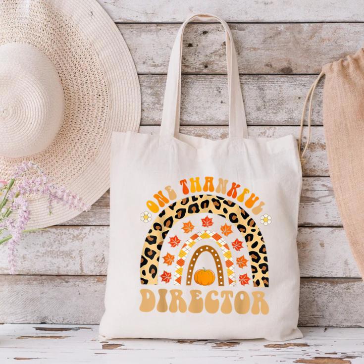 Director One Thankful Fall Teacher Women Life Canvas Tote Bag, gift for family, gift for coworker Director One Thankful Fall Teacher Women Life Canvas Tote Bag, gift for family, gift for coworker