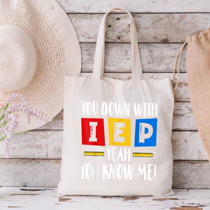 You Down With IEP Yeah You Know Me SPED Teacher Canvas Tote Bag, gift for family, gift for coworker You Down With IEP Yeah You Know Me SPED Teacher Canvas Tote Bag, gift for family, gift for coworker