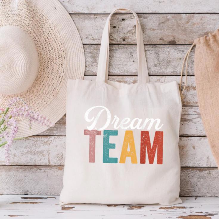Dream Team Last Day Of School Back To School Teacher Kids Canvas Tote Bag, gift for family, gift for coworker Dream Team Last Day Of School Back To School Teacher Kids Canvas Tote Bag, gift for family, gift for coworker
