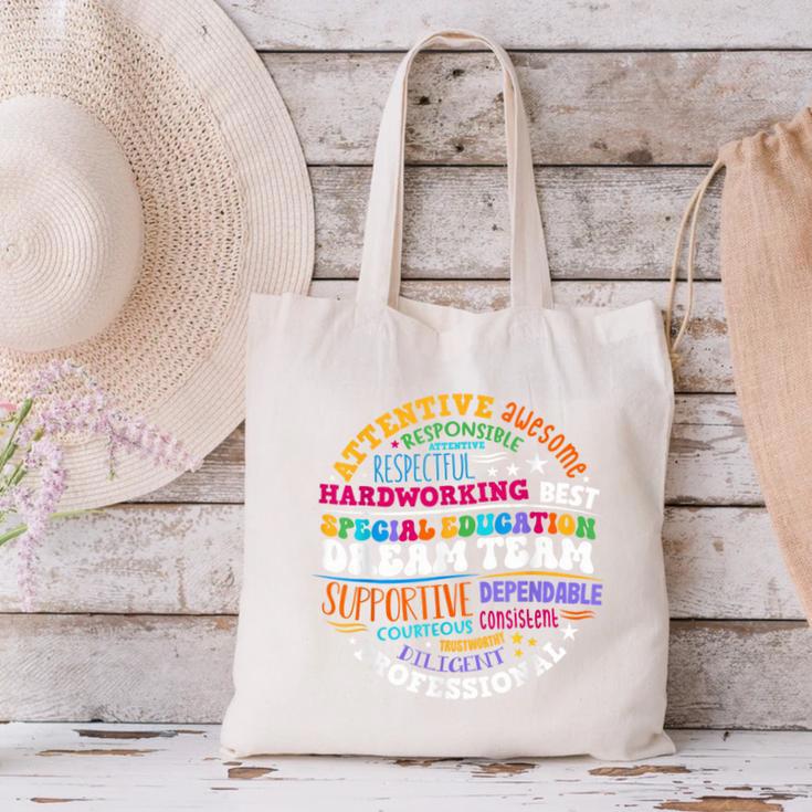 Educators Special Ed Teacher Special Education Dream Team Canvas Tote Bag, gift for family, gift for coworker