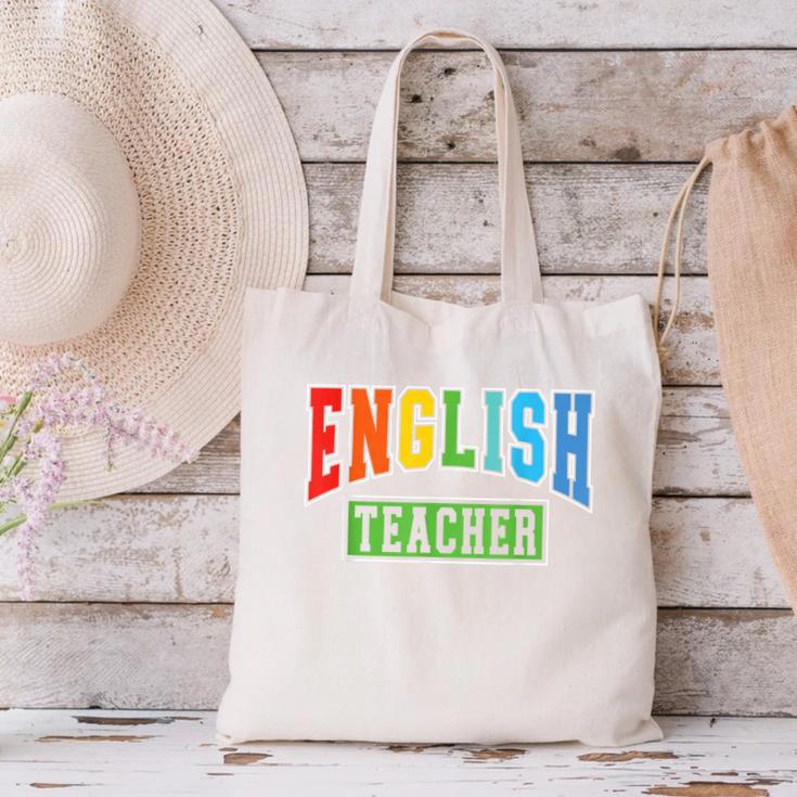 English Teacher Men Women Grammar Class English Teacher Canvas Tote Bag, English Teacher Tote Bags, gift for family, gift for coworker