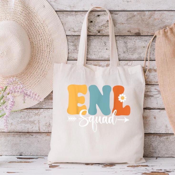 ENL Squad Back To School Teachers Students ENL Crew Men Women Girls Kids Canvas Tote Bag, gift for family, gift for coworker