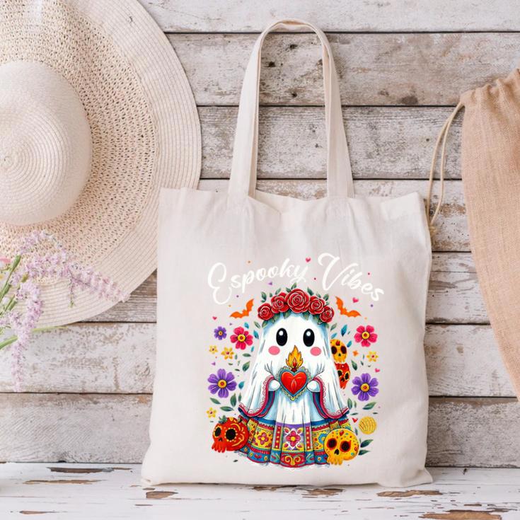 Espooky Vibes Maestra Halloween Spanish Mexican Teacher Canvas Tote Bag, gift for family, gift for coworker Espooky Vibes Maestra Halloween Spanish Mexican Teacher Canvas Tote Bag, gift for family, gift for coworker