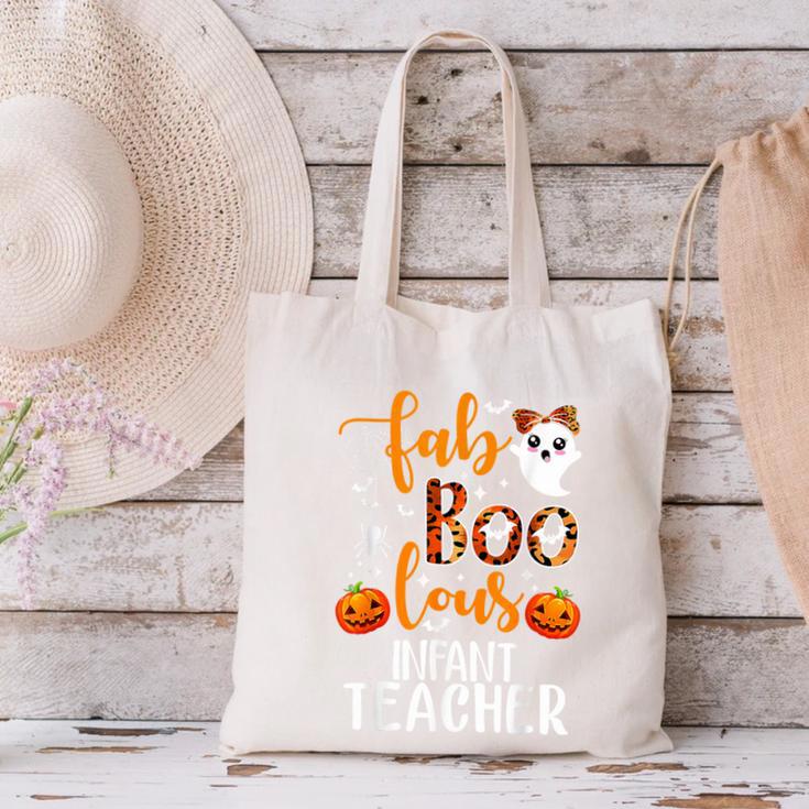 Faboolous INFANT Teacher Halloween Canvas Tote Bag, gift for family, gift for coworker
