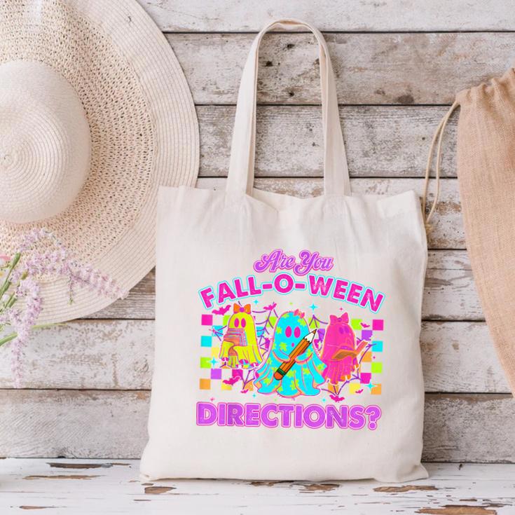 Are You Fall-O-Ween Directions Teacher Ghost Halloween Canvas Tote Bag, gift for family, gift for coworker Are You Fall-O-Ween Directions Teacher Ghost Halloween Canvas Tote Bag, gift for family, gift for coworker