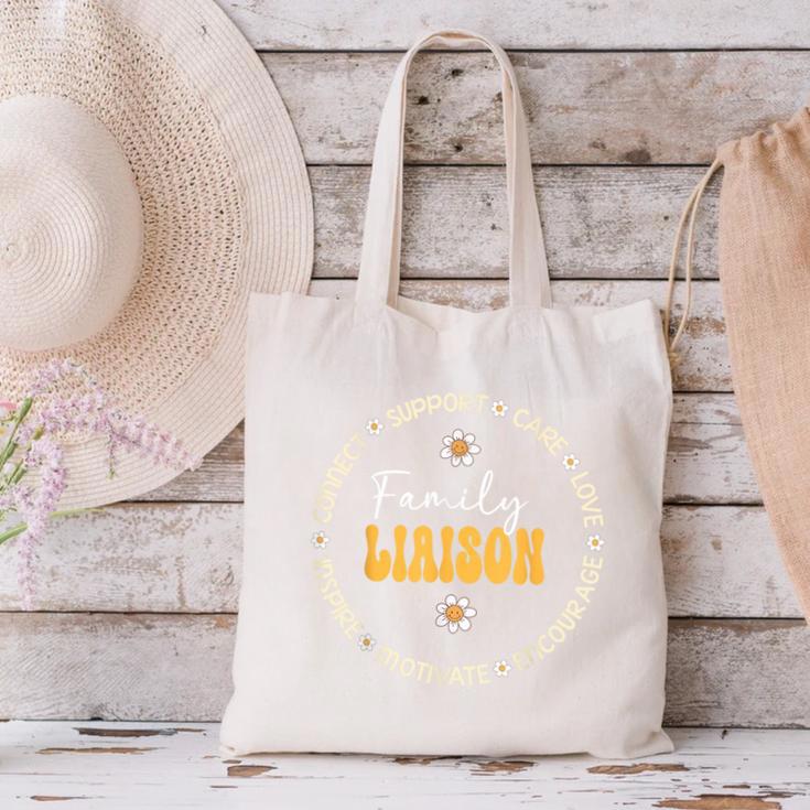 Family Liaison Back To School Teacher Appreciation Week Canvas Tote Bag, gift for family, gift for coworker Family Liaison Back To School Teacher Appreciation Week Canvas Tote Bag, gift for family, gift for coworker