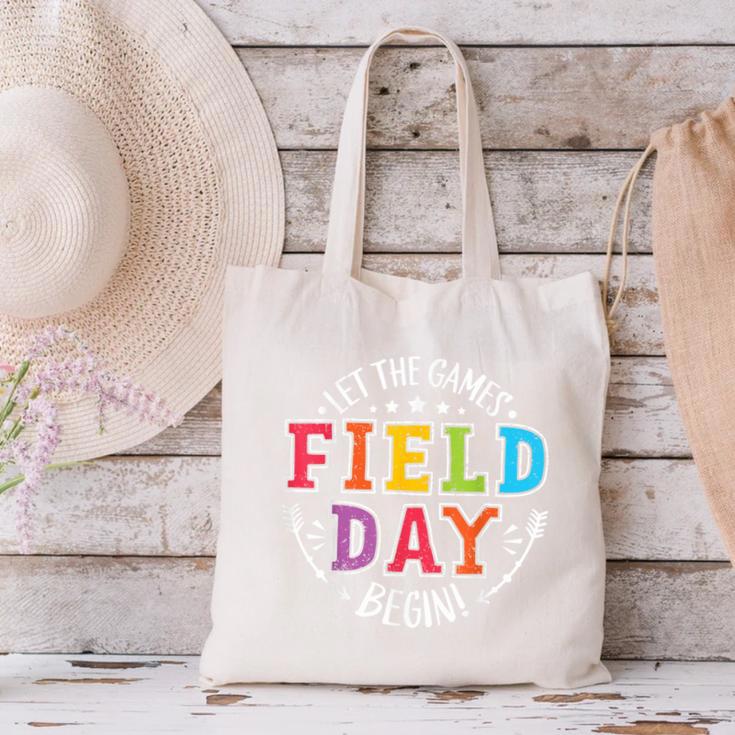 Field Day 2024 Let The Games Begin Teacher Kids Girls Boys Canvas Tote Bag, gift for family, gift for coworker Field Day 2024 Let The Games Begin Teacher Kids Girls Boys Canvas Tote Bag, gift for family, gift for coworker