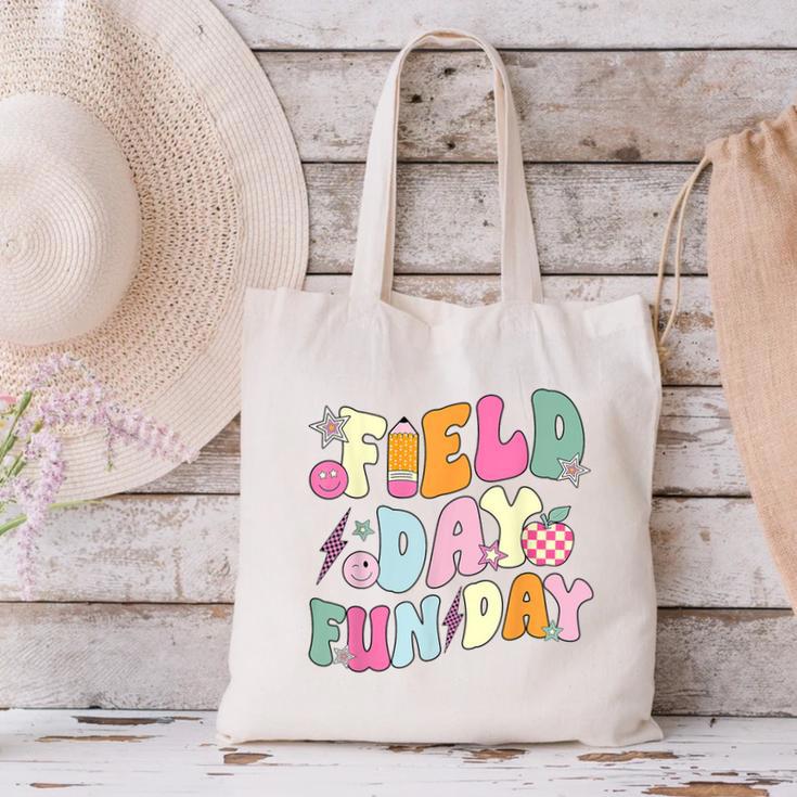Field Day Fun Day Last Day Of School Teacher Student Canvas Tote Bag, gift for family, gift for coworker Field Day Fun Day Last Day Of School Teacher Student Canvas Tote Bag, gift for family, gift for coworker