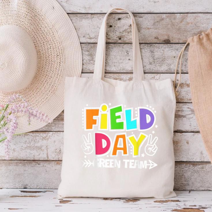 Field Day Green Team For Teacher Kids Field Day Games Canvas Tote Bag, gift for family, gift for coworker