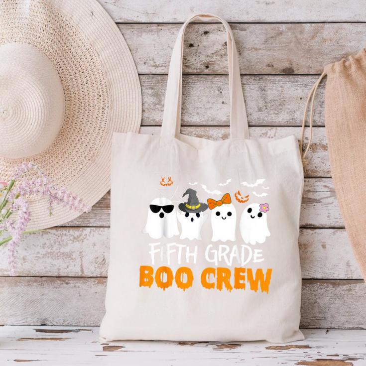 Fifth Grade Boo Crew Halloween Teacher Costume Canvas Tote Bag, gift for family, gift for coworker Fifth Grade Boo Crew Halloween Teacher Costume Canvas Tote Bag, gift for family, gift for coworker