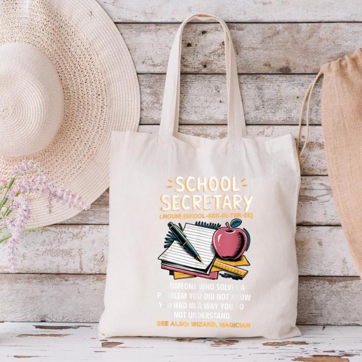 Front Office Teacher Admin Meaning School Secretary Canvas Tote Bag, gift for family, gift for coworker Front Office Teacher Admin Meaning School Secretary Canvas Tote Bag, gift for family, gift for coworker