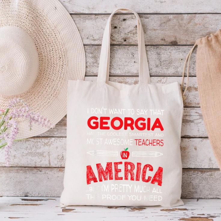 Georgia Teachers Classroom Tshirt Canvas Tote Bag, gift for family, gift for coworker Georgia Teachers Classroom Tshirt Canvas Tote Bag, gift for family, gift for coworker