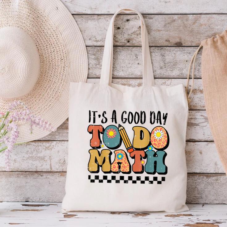 Good Day To Do Math Teacher Vintage Groovy Nerd Women Men Canvas Tote Bag, Groovy Teacher Tote Bags, gift for family, gift for coworker Good Day To Do Math Teacher Vintage Groovy Nerd Women Men Canvas Tote Bag, Groovy Teacher Tote Bags, gift for family, gift for coworker