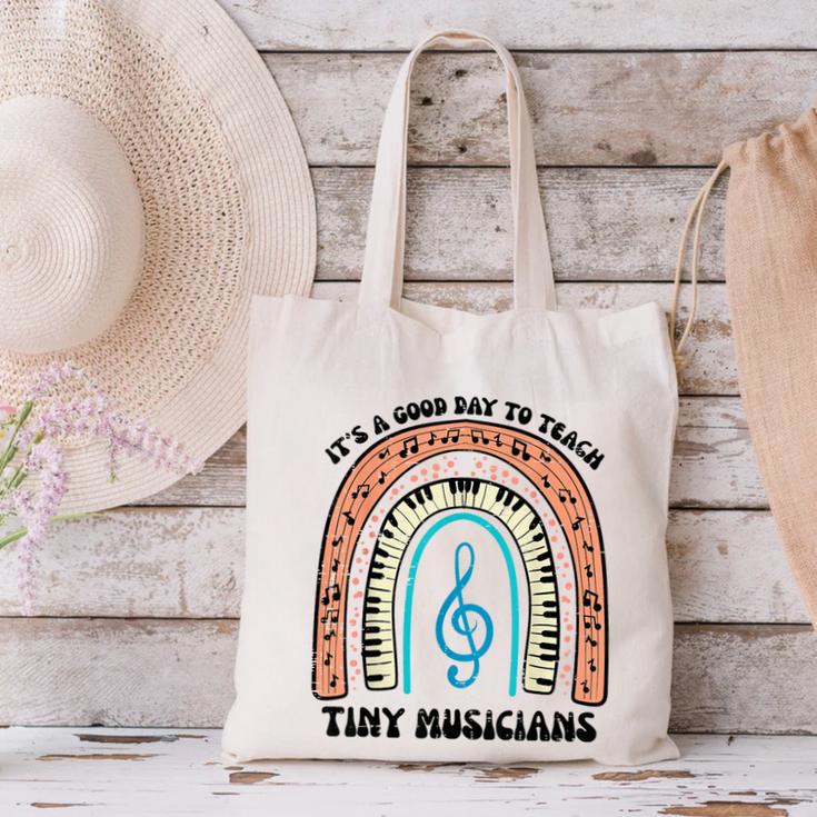 Good Day To Teach Tiny Musicians Piano Music Teacher Women Canvas Tote Bag, gift for family, gift for coworker Good Day To Teach Tiny Musicians Piano Music Teacher Women Canvas Tote Bag, gift for family, gift for coworker