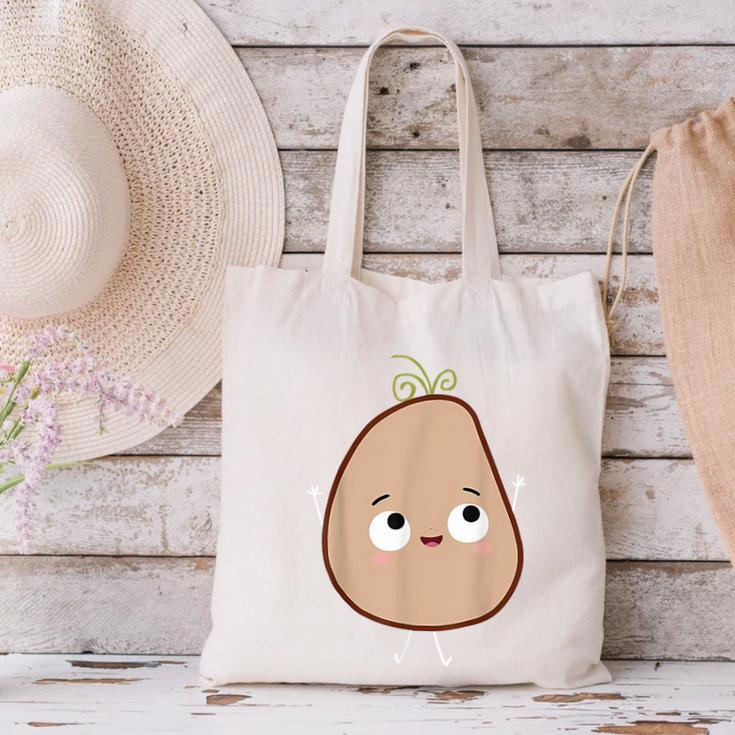 Good Egg Teacher Halloween Costume The Couch Potato Canvas Tote Bag, gift for family, gift for coworker