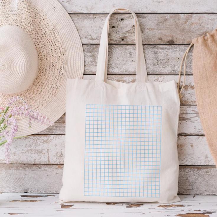 Graph Paper Engineer Architecture Math Teacher Costume Canvas Tote Bag, gift for family, gift for coworker