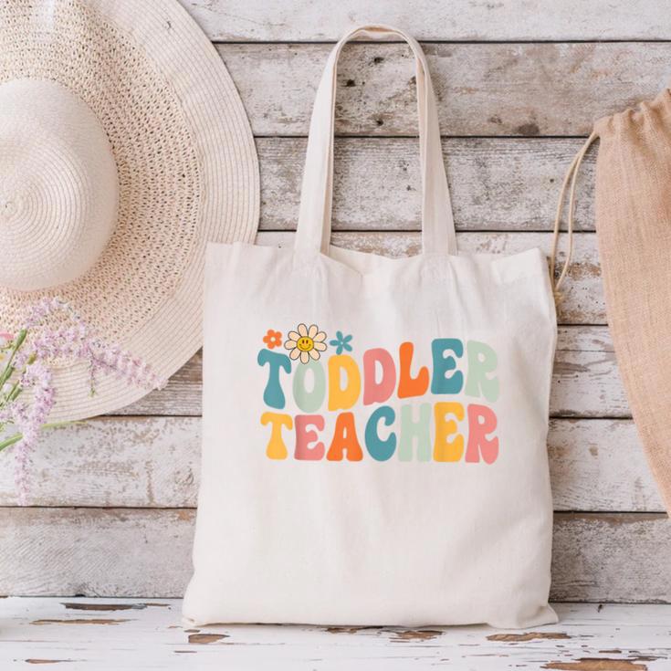 Groovy Toddler Teacher Appreciation Back To School Canvas Tote Bag, Groovy Teacher Tote Bags, gift for family, gift for coworker Groovy Toddler Teacher Appreciation Back To School Canvas Tote Bag, Groovy Teacher Tote Bags, gift for family, gift for coworker