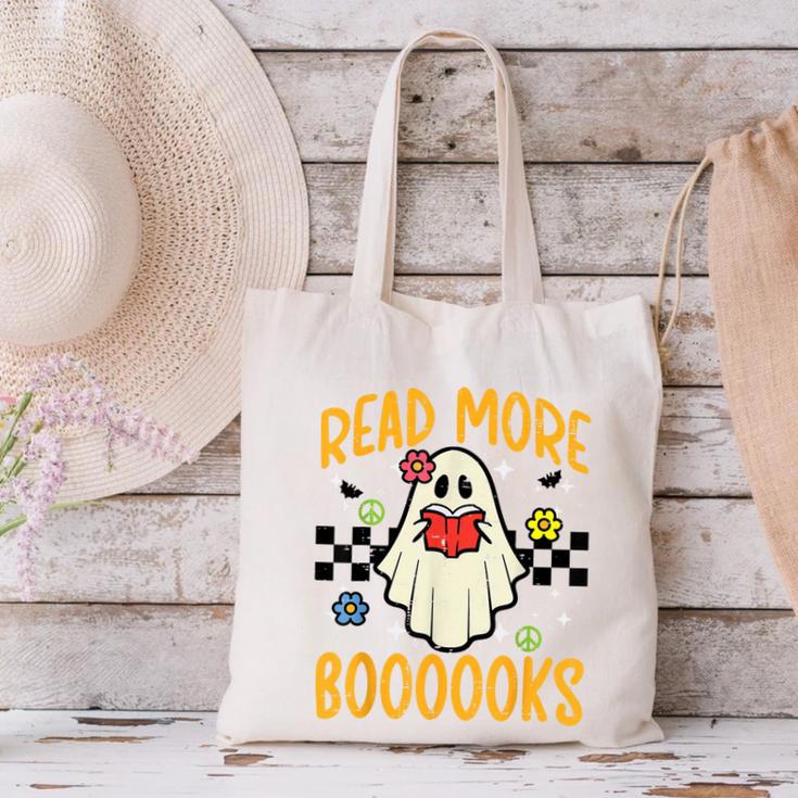 Halloween Read More Books Retro Costume Teacher Women Girls Canvas Tote Bag, gift for family, gift for coworker Halloween Read More Books Retro Costume Teacher Women Girls Canvas Tote Bag, gift for family, gift for coworker