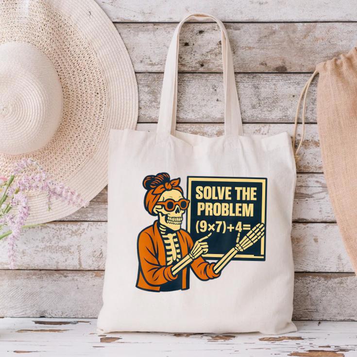 Halloween Teacher Six Seven Meme 6 7 Skeleton Spooky Costume Canvas Tote Bag, gift for family, gift for coworker Halloween Teacher Six Seven Meme 6 7 Skeleton Spooky Costume Canvas Tote Bag, gift for family, gift for coworker