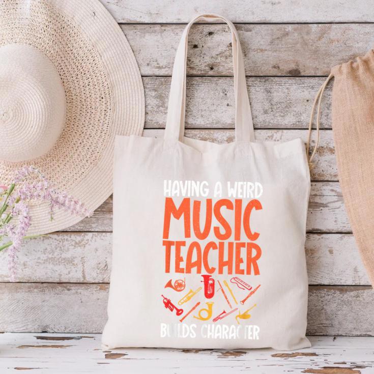 Having a Weird Music Teacher Builds Character Music Teacher Canvas Tote Bag, gift for family, gift for coworker Having a Weird Music Teacher Builds Character Music Teacher Canvas Tote Bag, gift for family, gift for coworker