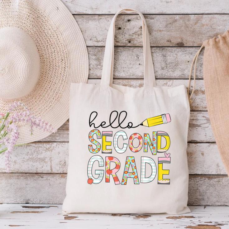 Hello Second Grade Team 2nd Grade Back To School Teacher Kid Canvas Tote Bag, 2nd Grade Teacher Tote Bags, gift for family, gift for coworker Hello Second Grade Team 2nd Grade Back To School Teacher Kid Canvas Tote Bag, 2nd Grade Teacher Tote Bags, gift for family, gift for coworker