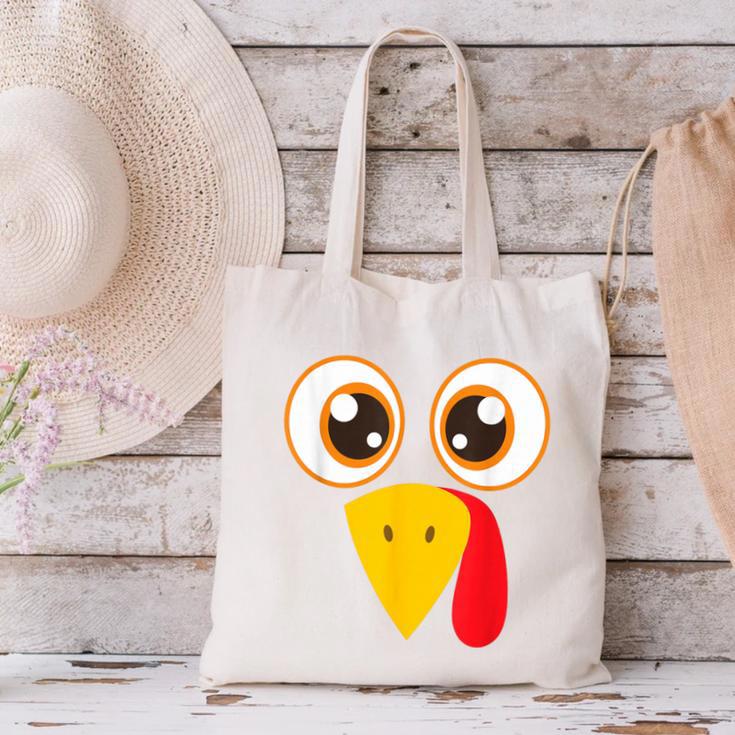 Hilarious Turkey Halloween Thanksgiving Teacher Nurse Canvas Tote Bag, gift for family, gift for coworker