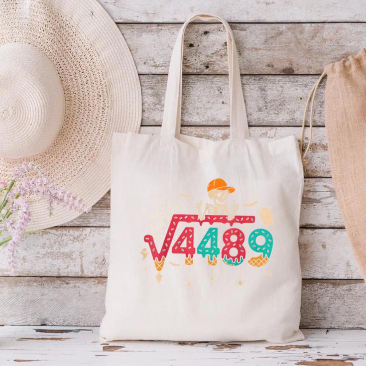HUGvyn Square Root 4489 Math Teacher 67 Meme Halloween Canvas Tote Bag, gift for family, gift for coworker HUGvyn Square Root 4489 Math Teacher 67 Meme Halloween Canvas Tote Bag, gift for family, gift for coworker