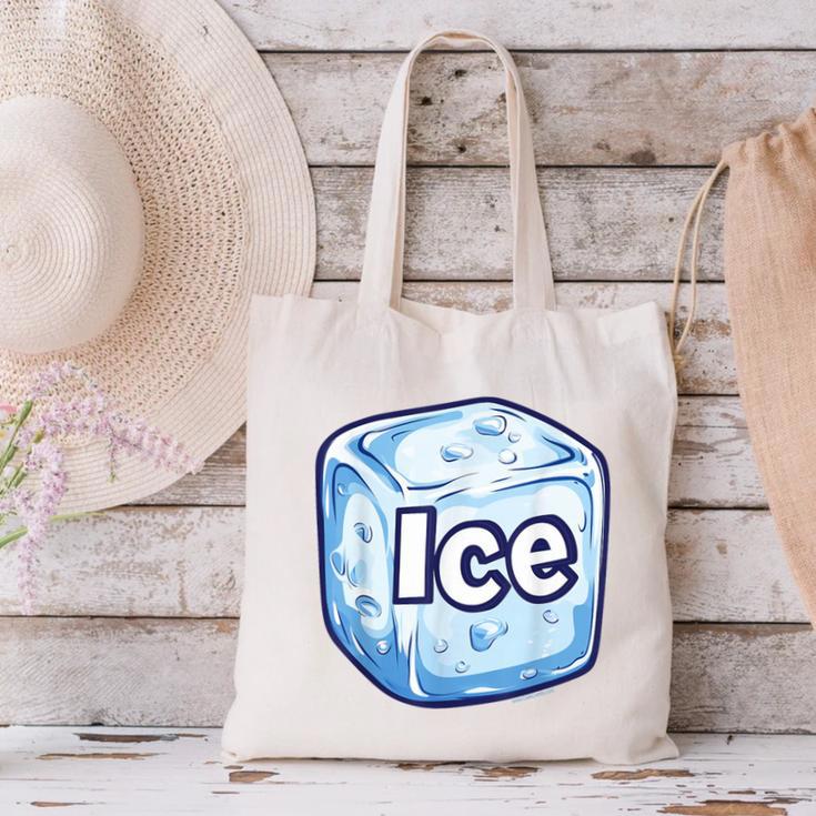 Ice Halloween Pun Costume Easy Lazy Team Group Teacher Canvas Tote Bag, gift for family, gift for coworker