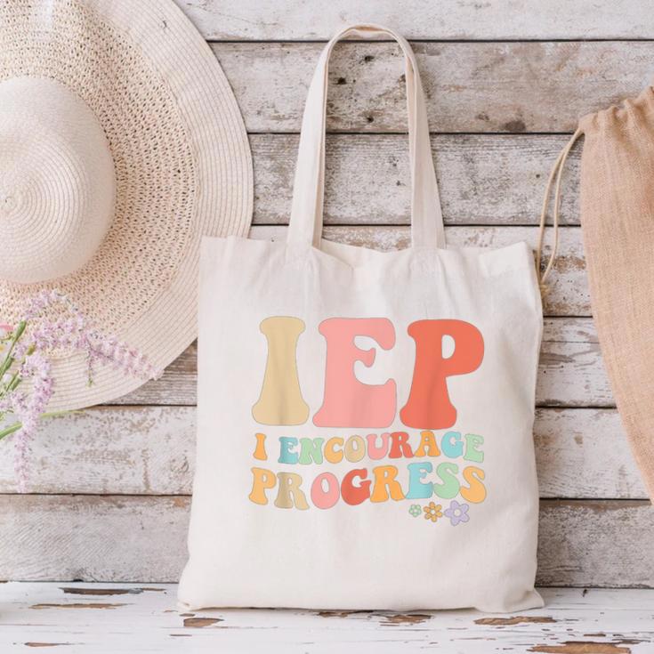 IEP I Encourage Progress Special Education Teacher Graphics Canvas Tote Bag, gift for family, gift for coworker IEP I Encourage Progress Special Education Teacher Graphics Canvas Tote Bag, gift for family, gift for coworker